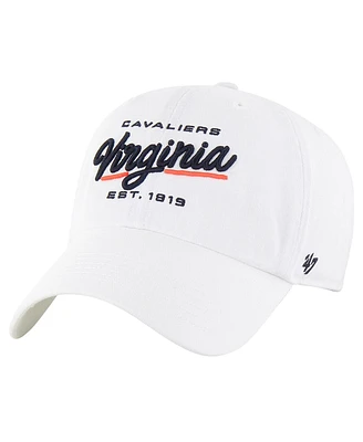 '47 Brand Women's White Virginia Cavaliers Sidney Clean Up Adjustable Hat