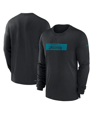 Nike Men's Black Jacksonville Jaguars Sideline Player Performance Long Sleeve T-Shirt