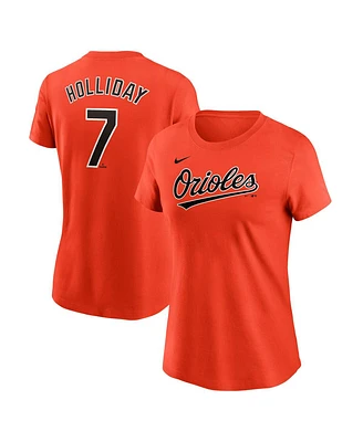 Nike Women's Jackson Holliday Baltimore Orioles Fuse Name Number T-Shirt