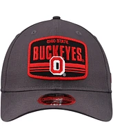 New Era Men's Charcoal Ohio State Buckeyes Team Elevated 9SEVENTY Adjustable Hat