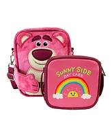 Loungefly Toy Story Lotso Plush Crossbuddies Crossbody Bag with Coin Bag