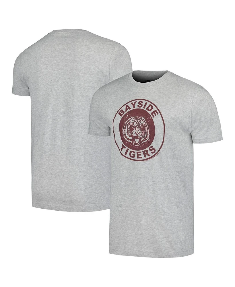 American Classics Men's and Women's Heather Gray Saved by the Bell Bayside Tigers Graphic T-Shirt