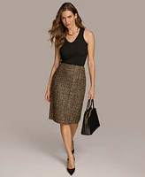 Donna Karan New York Women's Tweed Pencil Skirt