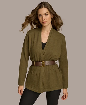 Donna Karan New York Women's Belted Cardigan