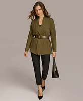 Donna Karan New York Women's Belted Cardigan