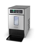 Costway Countertop Nugget Ice Maker with Self-Cleaning Function Manual & Auto Water Refill