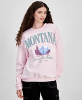 Grayson Threads, The Label Juniors' Montana Graphic Crewneck Sweatshirt