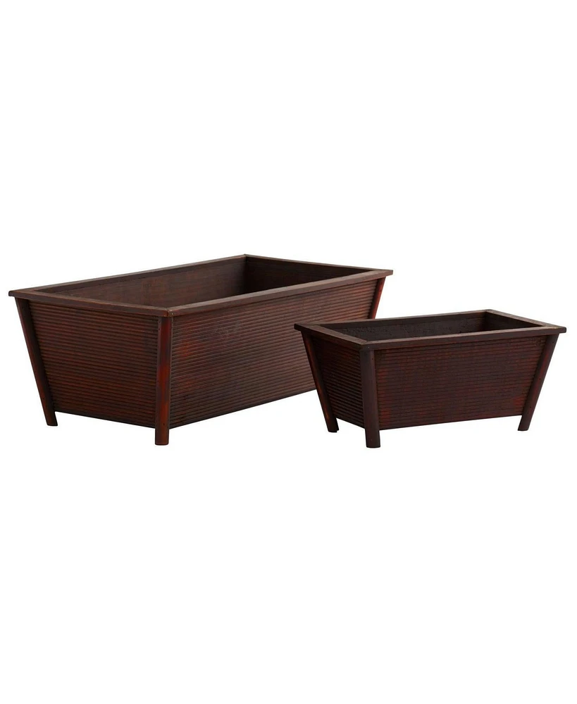 Slickblue Rectangle Planters (Set of 2)