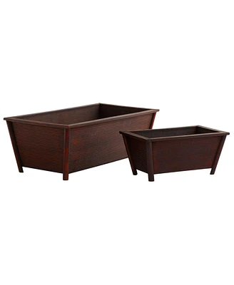 Slickblue Rectangle Planters (Set of 2)