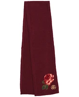 Lauren Ralph Lauren Flower Intarsia Knit Scarf