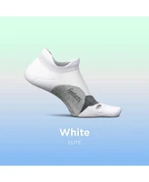 Feetures Men's Elite Light Cushion No Show Tab - Running Socks for Men & Women - Athletic Compression Socks - Moisture Wicking - Medium