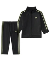 adidas Baby Boys 2-Piece Long Sleeve Essential Tricot Set