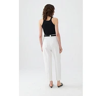 Nocturne Women's High Waist Pleated Pants