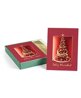 Masterpiece Studios Single Tree Feliz Navidad Holiday Boxed Cards