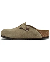 Birkenstock Little Kids Boston Suede Leather Clogs from Finish Line