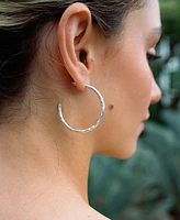 Matr Boomie Bhavani Hammered Hoop Earrings