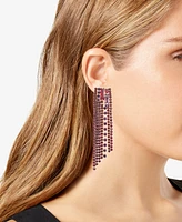 I.n.c. International Concepts Mixed Cut Stone Multi-Row Statement Earrings, Created for Macy's