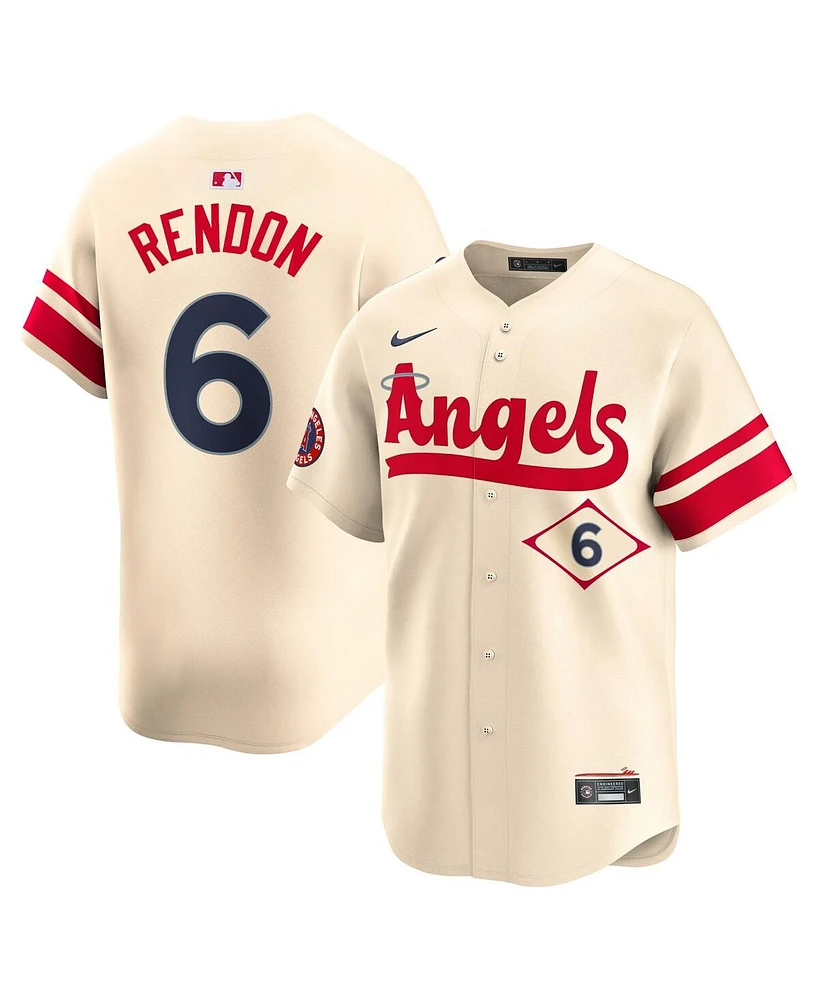 Nike Men's Anthony Rendon Cream Los Angeles Angels City Connect Limited Player Jersey