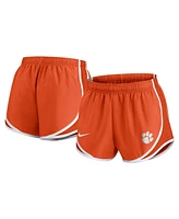 Nike Women's Orange Clemson Tigers Primetime Tempo Performance Shorts