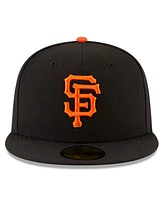 New Era Men's Black San Francisco Giants National Baseball Hall of Fame 59FIFTY Fitted Hat