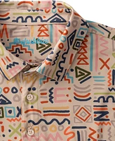 Chubbies Men's The Disco Deserts Tailored-Fit Performance Western Print Polo Shirt