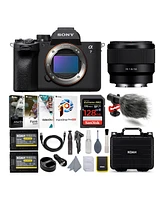 Sony Alpha 7 Iv Full Frame Mirrorless Camera with Fe 50mm f/1.8 Lens Kit