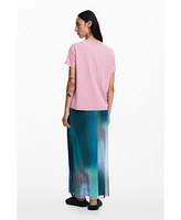 Desigual Women's Tulle skirt with gradient effect