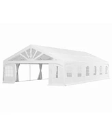 Outsunny 19.5' x 39' Heavy Duty Party Tent with 2 Doors and 20 Windows