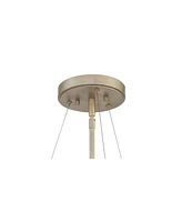 Stiffel Hartford 29" Wide Gray Iron and Glass Modern Pendant Light
