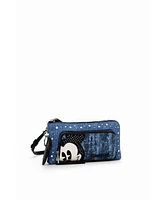 Desigual Women's Mickey Mouse L denim wallet