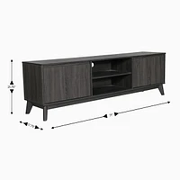 Blakely Mid-Century Modern Tv Stand Made With Durable Engineered Wood