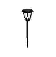 Merrick Lane All-Weather Tulip Design Led Solar Lights, Outdoor Powered Lights For Pathway, Garden, & Yard - Set Of 8