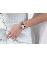Guess Women's Analog Silver Tone Stainless Steel and Mesh Watch, 28mm
