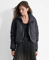 Dkny Women's Ruched Bomber Jacket