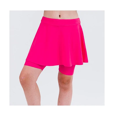 Calypsa Big Girls Midi Swim Skort