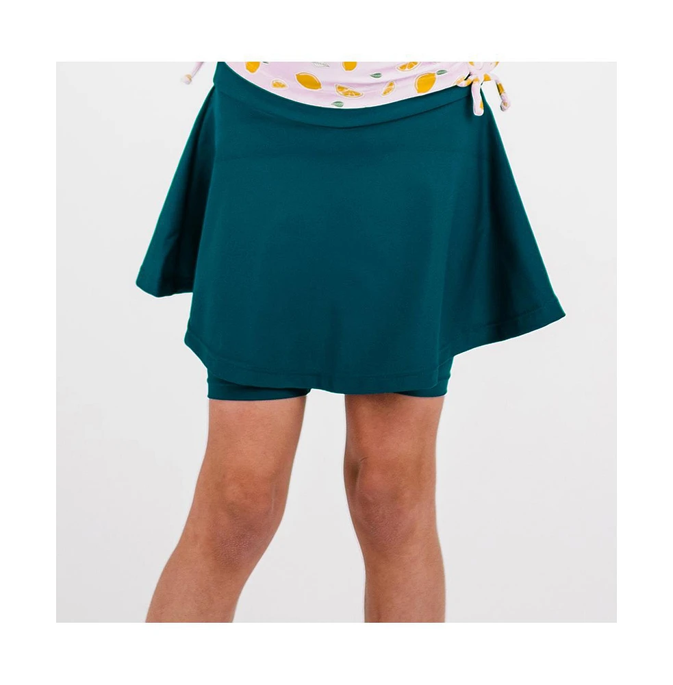 Calypsa Big Girls Midi Swim Skort