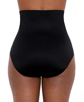 Miraclesuit Women's Solid Super High Waist Swim Brief