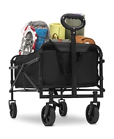 Vebreda Outdoor Folding Wagon Cart Multi-Purpose Camping Cart Heavy Duty