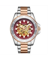 Swan Edgar Se1462 Swan Edgar Contemporary Skeleton Automatic Two Tone Cherry