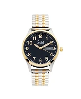 Speidel Ladies Essential Metal Watch With Twist-o-Flex Watchband Gold Black