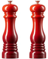 Le Creuset 8" Salt and Pepper Mill Set, Flame