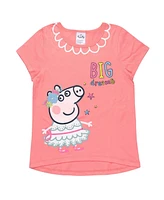 Peppa Pig Girls 3 Pack T-Shirts to