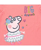 Peppa Pig Girls 3 Pack T-Shirts to