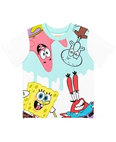 Nickelodeon Toddler Boys SpongeBob SquarePants 2 Pack Graphic T-Shirts