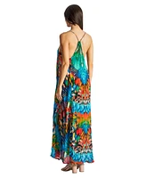 La Moda Clothing Women's Scoop neck t- back maxi dress