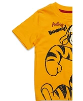 Disney Boys Winnie the Pooh Eeyore Tigger 3 Pack Graphic T-Shirts to