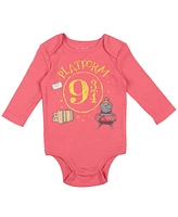 Harry Potter Baby Girls 3 Pack Bodysuits Newborn to