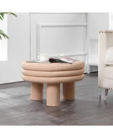 Jonathan Y Rashida Contemporary Minimalist Curvy Low Indoor/Outdoor Accent Table