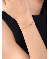 Devata Infinity Chain Bracelet in 14K Gold, 6.5 in adj to 7.5 in, approx. 2.6 grams