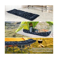 Vebreda 75 x 27.5 Inch Camping Cot Pads with Soft and Breathable Crystal Velvet
